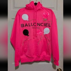 Nil & Mon Ballonciel Hot Pink Fashion Hoodie S Oversized Sporty Made in Germany
